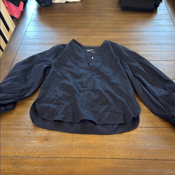 Madewell V-Neck Long-Sleeve Top Size XXS - Picture 5 of 12